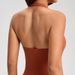 Plain Back Thin Strap Stretch Fitness Camisole_ecoleips.com