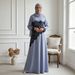 Voya Elegant Everyday Lace Midi Dress – Fitted Bodice With Flared Skirt For Modest Work & Casual Wear (Curve Plus)_ecoleips.com