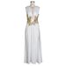 Women's Clothing Long Skirt Sexy Fashion Wedding Evening Dress Deep V High Slit Part Big Swing Long Skirt_ecoleips.com