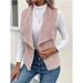 2025 Autumn And Winter New Fashion Casual Simple Sleeveless Versatile Vest Jacket_ecoleips.com