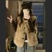 Aria Basics Fall/Winter 2025 Fluffy Vest Sleeveless Casual Versatile Warm Furry Top Coat_ecoleips.com