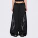 Women's Clothing Personalized Patch Embroidery Casual Trousers Street Hip Hop Style Wide Leg Pants_ecoleips.com