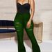 Women's Clothing Classic High Waist Slim Cut Flower Hole Trousers Women's Clothing Flared Pants Factory Direct Sales_ecoleips.com