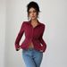 Women's Clothing Women's High-End Striped Cardigan Shirt Casual Minimalist Long Sleeved European American Style Autumn/Winter Clothing_ecoleips.com