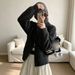 Women's Knitted Cardigan Simple Stand Collar Double Zipper Casual Versatile Top Sweater For Autumn Winter New Style_ecoleips.com
