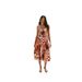 Summer Halter Neck Patchwork Digital Print Dress Style Mid Length Fashion 26 Year Old Women's Clothing_ecoleips.com