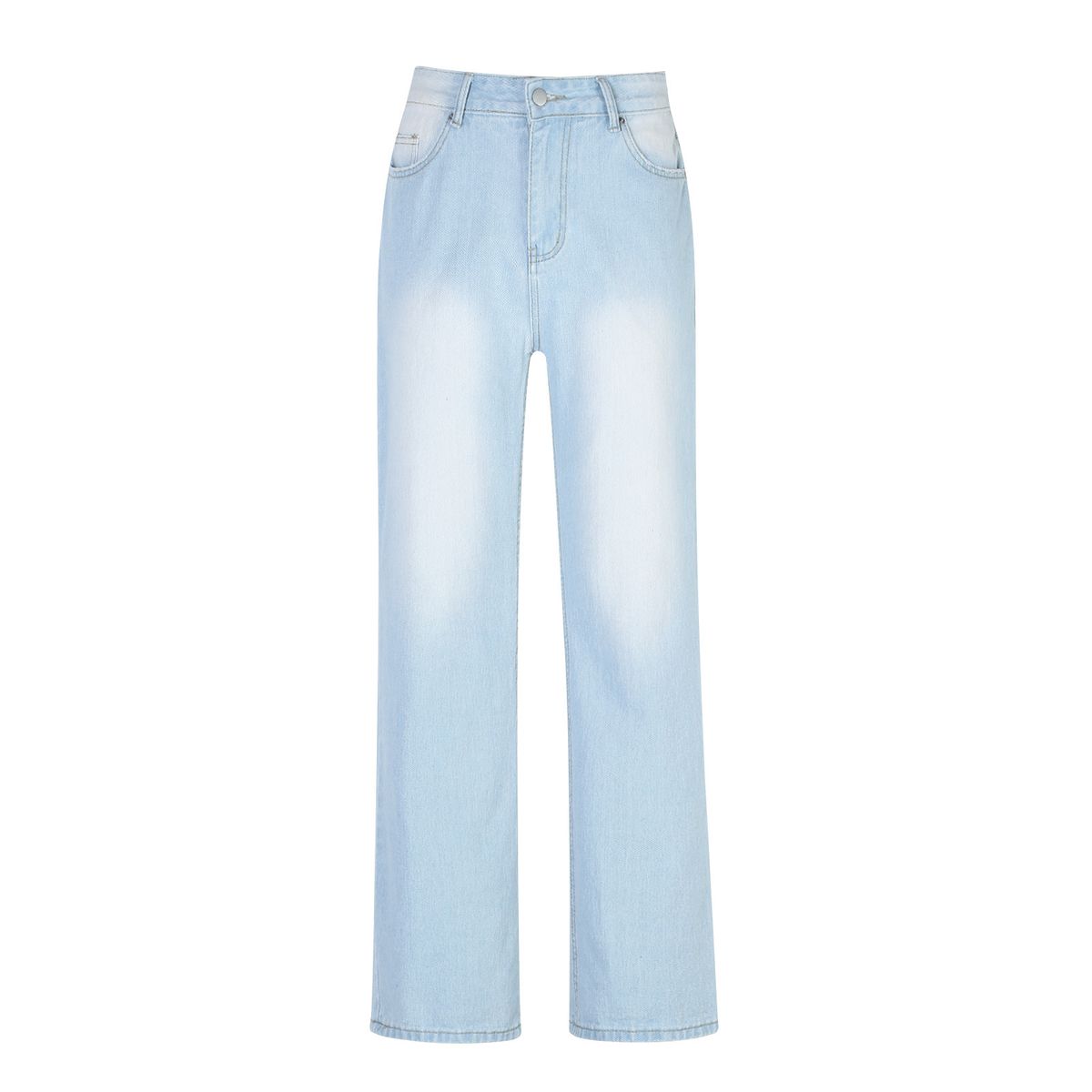 High Waist Wide Leg Jeans For Women – Loose Fit, Long Length, Comfortable & Stylish Casual Pants_ecoleips.com