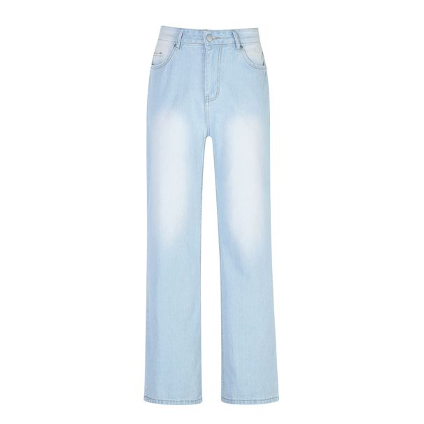 High Waist Wide Leg Jeans For Women – Loose Fit, Long Length, Comfortable & Stylish Casual Pants_ecoleips.com