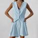 2025 European And American Design Cotton Linen Suit Women's Summer Casual Sleeveless Vest Shorts Two-Piece Set_ecoleips.com