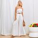 Suitable For All Seasons 2024 Summer New Women's Fashion Elastic Waistband High Waist Wide Leg Casual Pants_ecoleips.com