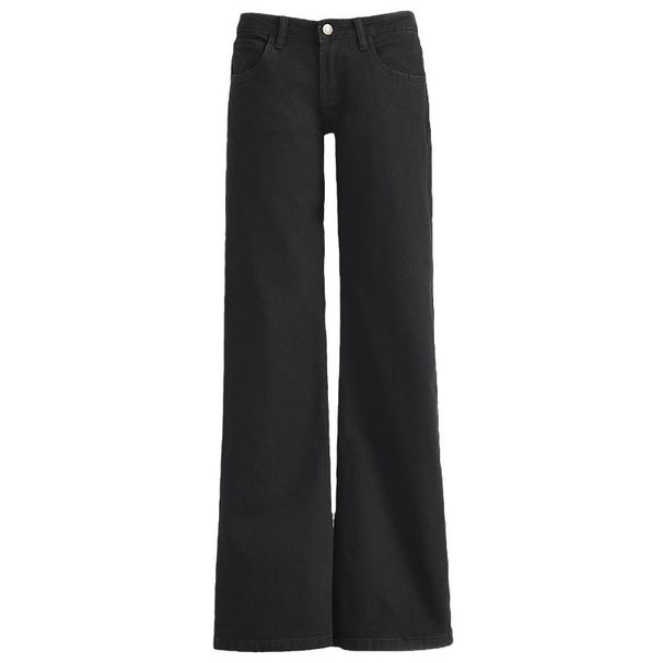 Women's Clothing Low Waist Wide Leg Flared Pants Slim All Match Flared Pants Trend_ecoleips.com