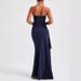 Summer Sexy Tube Top Long Skirt For Women High Slit Solid Color Pleated Dress Style Fashionable_ecoleips.com