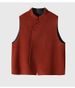 Aria Basics 2025 Chinese Style Double-Sided Woolen Stand Collar Buttoned Wool Coat Autumn Winter New Women's Vest_ecoleips.com
