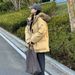 girl Winter New Workwear Down Cotton Jacket For Women Korean Style Loose Design Couple Small Size Thickened Windbreaker Coat_ecoleips.com