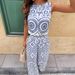 Women's Floral Print Lounge Pants Set Sleeveless Summer Comfort Two Piece Outfit Lightweight Breathable Jogger And Top_ecoleips.com