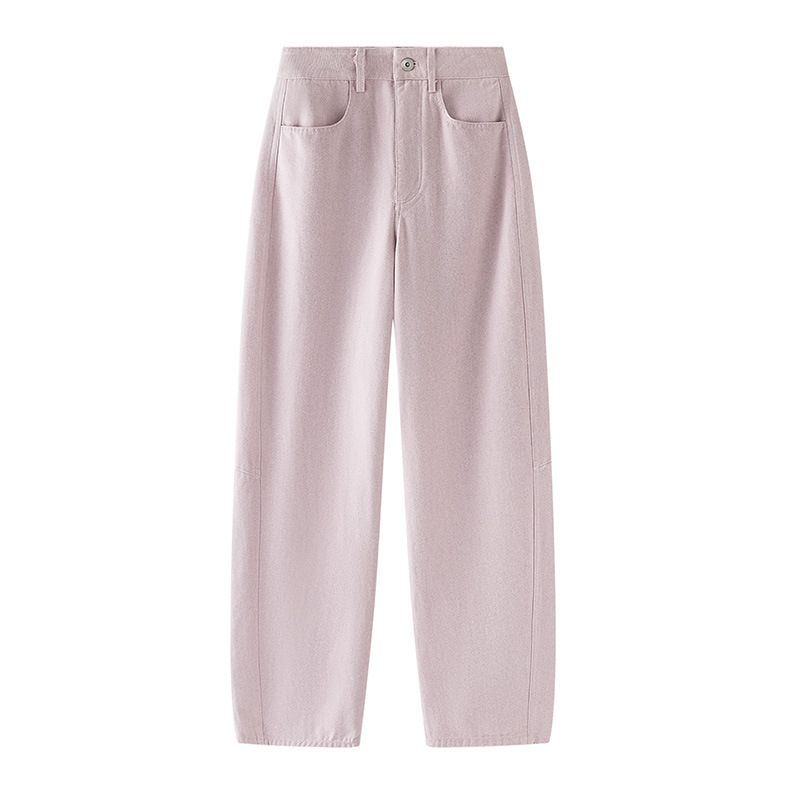 Women's Clothing Spring High Waist Loose Wide Leg Curved Casual Pants Long Sickle Pants_ecoleips.com
