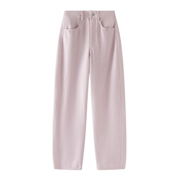 Women's Clothing Spring High Waist Loose Wide Leg Curved Casual Pants Long Sickle Pants_ecoleips.com