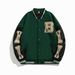 Women's Style Loose Baseball Jacket Spring/Autumn Black American Retro Cool Trendy Couple Outerwear_ecoleips.com