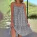 Women's Floral Camisole Vest Summer Dress Sleeveless Pastoral Design New Arrival_ecoleips.com