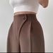 Slim Fit Straight Leg Women's Suit Trousers Fashion Casual Style In Stock_ecoleips.com