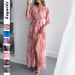 Women's Clothing Fashion Temperament Elegant Holiday Print Strappy Long Skirt Dress Women's Clothing Spring And Summer_ecoleips.com