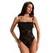 New Sexy Lace Patched Suspender Bodysuit For Women Hot Girl Style Digital Pass_ecoleips.com
