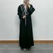 F399 Middle East Dubai Women's Clothing Elegant Beaded Zipper Bat Sleeve Cardigan Robe In Stock Ethnic Style Embroidery_ecoleips.com