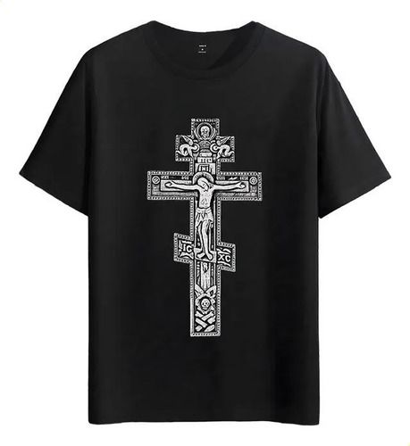 Women's T-Shirts Tshirt Muscle Freaks Orthodox Cross Religious Image Style_ecoleips.com