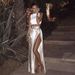 Women's Clothing slimming stripes Spring skirt elegant high slit women's skirt long skirt women_ecoleips.com