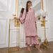 Verve Abaya Muslim Women's Fashion Spring Summer New Elegant Printed Set Dress_ecoleips.com