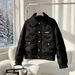 Women's Short Down Jacket Loose Fit Turn Down Collar Thickened Warm Winter Outerwear New Style_ecoleips.com