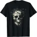 Women's T-Shirts Melting Skull With Ravens – Gothic Horror Art Gifts Shirt T-Shirt_ecoleips.com