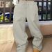 Women's Clothing Hip Hop Embroidered Camouflage Double Waistband Pants Sports Casual Sweatpants Straight Trousers For Men And Women_ecoleips.com