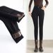Fleece-Lined Thickened High-Waisted Slimming Jeans For Women Winter New Versatile Outerwear Stretch Slim Fit Harem_ecoleips.com