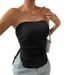 2026 Spring/Summer Cross-Border European And American Sexy Women's Clothing Independent Station Slim-Fit Solid_ecoleips.com