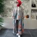 Women's Clothing Loose New Fashion Printed Long Cardigan Casual Wide Leg Pants Two Piece Set_ecoleips.com
