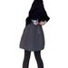 2025 Autumn Winter New Woolen Shimmer A-line Short High Waist Slimming Half Skirt For Plus Size Women_ecoleips.com