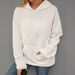 Women's Clothing Autumn And Winter New Fashion Casual Jacquard Hooded Long Sleeved Sweater Women_ecoleips.com