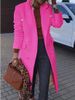 2024 Fall/Winter Mid-Length European And American Style Double-Breasted Women's Woolen Coat For Cross-Border_ecoleips.com