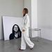 Minimalist Zip-Up Hoodie & Straight-Leg Pants Set – 95% Cotton Lounge-to-Street Coord (Oversized Fit, Neutral Palette, Wrinkle-Resistant)_ecoleips.com