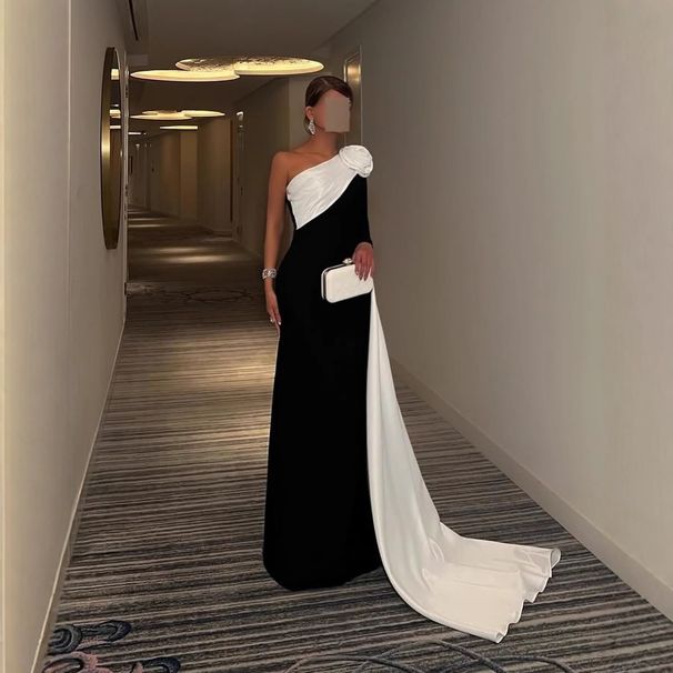 Women's Clothing Sexy Floral Full Length Shawl Evening Gown For Women Autumn/Winter European American Middle Eastern Style_ecoleips.com