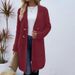 2024 Autumn Winter European And American Cross-Border New Women's Fashion Versatile Mid-Length Wool Coat Blazer_ecoleips.com