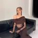 Designer Set Women's Summer Sweet And Spicy Off-Shoulder Top Hot Girl Sexy Pure Desire Mermaid Half Skirt_ecoleips.com