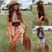 New Spring And Summer Ruffle Sleeveless Skirt Suit INS Leisure Holiday Chiffon Two-piece Suit_ecoleips.com