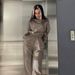 Plus Size Women's Casual Sweatshirt & Jogger Set - Soft Lounge Wear For Everyday Comfort In Black, Navy, White & More_ecoleips.com