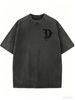 Retro Washed Oversized T-Shirt, Unisex Loose Fit Streetwear Tee For Everyday Casual Fashion_ecoleips.com