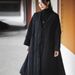 girl And Linen Women's Clothing Autumn Winter New Chinese Zen National Style Retro Button Long Coat Cotton Robe 4 Colors_ecoleips.com