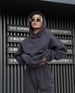 Women's Solid Color Patchwork Hooded Top And Pants Set - Casual Comfortable Two-Piece Outfit For Fall/Winter_ecoleips.com
