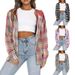 Women's Clothing 2025 Autumn Winter New Hooded Sweatshirt Button Casual Shirt Jacket_ecoleips.com