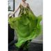 Forest Green Evening Gown Ethereal Halter Neck Morning Robe Dress for Coming of Age Ceremonies Banquets Graduation Unique Women's Party Wear_ecoleips.com